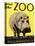 Poster Advertising Philadelphia Zoo, 1938-null-Stretched Canvas