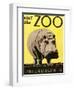 Poster Advertising Philadelphia Zoo, 1938-null-Framed Giclee Print