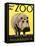 Poster Advertising Philadelphia Zoo, 1938-null-Framed Stretched Canvas