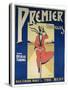 Poster Advertising Premier Bicycles, 20th Century-null-Stretched Canvas