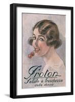 Poster Advertising 'Proton'-null-Framed Giclee Print