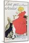 Poster Advertising Pure Sterilised Milk from La Vingeanne-Théophile Alexandre Steinlen-Mounted Giclee Print