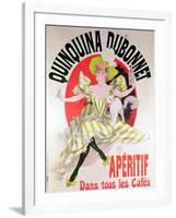 Poster Advertising "Quinquina Dubonnet" Aperitif, 1895-Jules Chéret-Framed Giclee Print