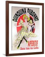 Poster Advertising "Quinquina Dubonnet" Aperitif, 1895-Jules Chéret-Framed Giclee Print