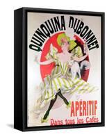Poster Advertising "Quinquina Dubonnet" Aperitif, 1895-Jules Chéret-Framed Stretched Canvas