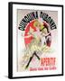 Poster Advertising "Quinquina Dubonnet" Aperitif, 1895-Jules Chéret-Framed Giclee Print