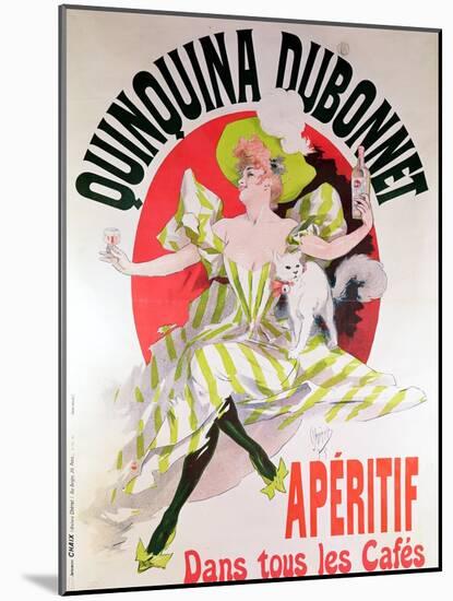 Poster Advertising "Quinquina Dubonnet" Aperitif, 1895-Jules Chéret-Mounted Giclee Print
