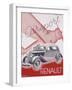 Poster Advertising Renault Cars, 1934-null-Framed Giclee Print