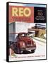 Poster Advertising Reo Trucks, 1958-null-Framed Stretched Canvas