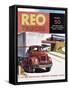 Poster Advertising Reo Trucks, 1958-null-Framed Stretched Canvas