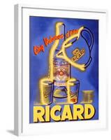 Poster Advertising 'Ricard', C.1938-null-Framed Giclee Print