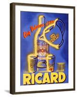 Poster Advertising 'Ricard', C.1938-null-Framed Giclee Print