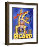 Poster Advertising 'Ricard', C.1938-null-Framed Giclee Print