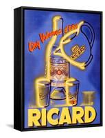 Poster Advertising 'Ricard', C.1938-null-Framed Stretched Canvas