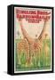 Poster Advertising Ringling Bros and Barnum and Bailey Combined Circus, C.1928-null-Framed Stretched Canvas