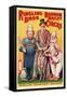 Poster Advertising 'Ringling Brothers and Barnum and Bailey Combined Circus', C.1938-null-Framed Stretched Canvas