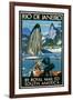 Poster Advertising Rio De Janeiro-Kenneth Shoesmith-Framed Giclee Print