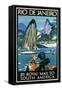 Poster Advertising Rio De Janeiro-Kenneth Shoesmith-Framed Stretched Canvas