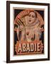 Poster Advertising Riz Abadie Cigarette Papers, Paris, C.1900-null-Framed Giclee Print