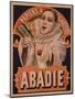Poster Advertising Riz Abadie Cigarette Papers, Paris, C.1900-null-Mounted Giclee Print