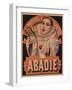 Poster Advertising Riz Abadie Cigarette Papers, Paris, C.1900-null-Framed Giclee Print