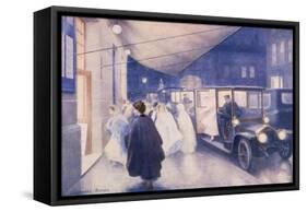 Poster Advertising Rolls-Royce Cars, C1907-Charles Sykes-Framed Stretched Canvas