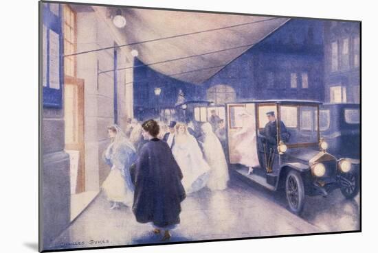 Poster Advertising Rolls-Royce Cars, C1907-Charles Sykes-Mounted Giclee Print