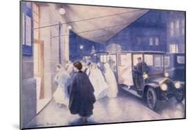 Poster Advertising Rolls-Royce Cars, C1907-Charles Sykes-Mounted Giclee Print