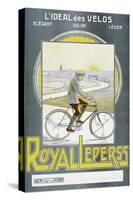 Poster Advertising 'Royal Leperss' Bicycles, C.1902-null-Stretched Canvas