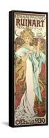 Poster Advertising 'Ruinart' Champagne, 1896-Alphonse Mucha-Framed Stretched Canvas