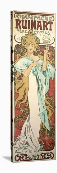 Poster Advertising 'Ruinart' Champagne, 1896-Alphonse Mucha-Stretched Canvas