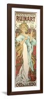 Poster Advertising 'Ruinart' Champagne, 1896-Alphonse Mucha-Framed Premium Giclee Print