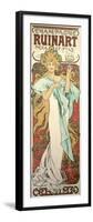 Poster Advertising 'Ruinart' Champagne, 1896-Alphonse Mucha-Framed Premium Giclee Print