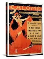 Poster Advertising 'Salome', Opera by Richard Strauss (1864-1949)-Max Tilke-Stretched Canvas