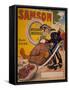 Poster Advertising Samson Tyres, 1905-Thor-Framed Stretched Canvas