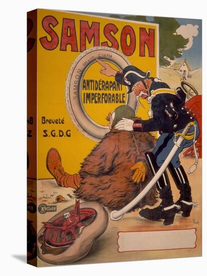 Poster Advertising Samson Tyres, 1905-Thor-Stretched Canvas