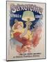 Poster Advertising 'saxoleine', Safety Lamp Oil, 1901-Jules Chéret-Mounted Giclee Print