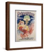 Poster Advertising 'saxoleine', Safety Lamp Oil, 1901-Jules Chéret-Framed Premium Giclee Print