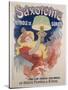 Poster Advertising 'saxoleine', Safety Lamp Oil, 1901-Jules Chéret-Stretched Canvas