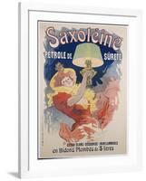 Poster Advertising 'saxoleine', Safety Lamp Oil, 1901-Jules Chéret-Framed Giclee Print