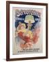 Poster Advertising 'saxoleine', Safety Lamp Oil, 1901-Jules Chéret-Framed Giclee Print