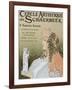 Poster Advertising Schaerbeek's Artistic Circle, Fifth Annual Exhibition, Galerie Manteau, 1897-Privat Livemont-Framed Giclee Print