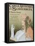 Poster Advertising Schaerbeek's Artistic Circle, Fifth Annual Exhibition, Galerie Manteau, 1897-Privat Livemont-Framed Stretched Canvas