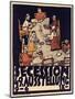 Poster Advertising Secession 49 Exhibition, 1918-Egon Schiele-Mounted Giclee Print