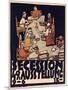 Poster Advertising Secession 49 Exhibition, 1918-Egon Schiele-Mounted Giclee Print