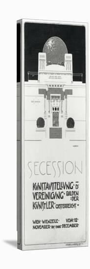 Poster Advertising Secession Exhibition of Austrian Artists, 1898-Joseph Maria Olbrich-Stretched Canvas