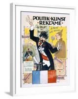 Poster Advertising Secondhand Political Art, 1915/16-null-Framed Giclee Print