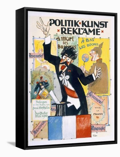 Poster Advertising Secondhand Political Art, 1915/16-null-Framed Stretched Canvas