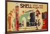 Poster Advertising Shell Spirit and Motor Oils-René Vincent-Framed Giclee Print