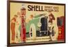 Poster Advertising Shell Spirit and Motor Oils-René Vincent-Framed Giclee Print